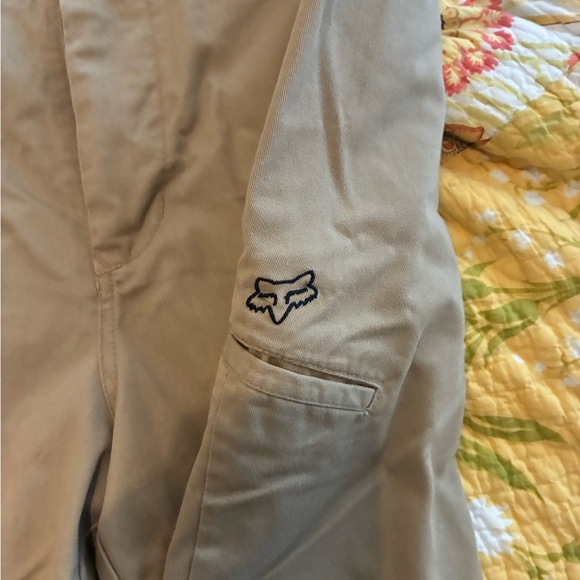 Men's FOX RACING Tan Performance Shorts - Picture 2 of 5
